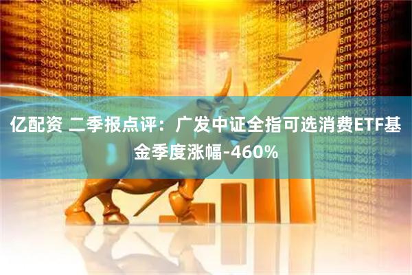 亿配资 二季报点评：广发中证全指可选消费ETF基金季度涨幅-460%
