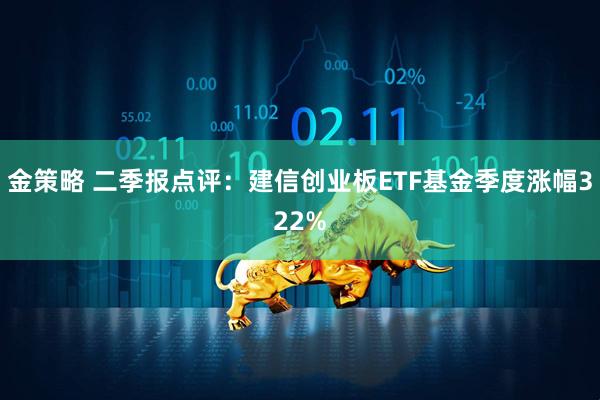 金策略 二季报点评：建信创业板ETF基金季度涨幅322%